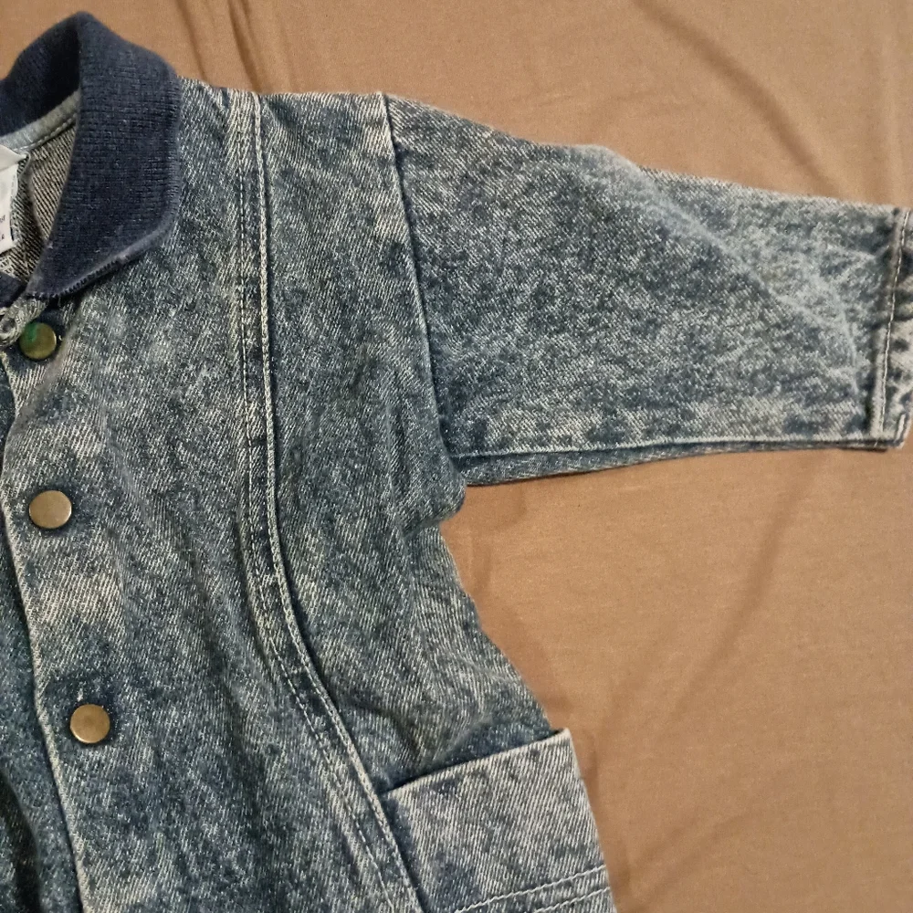 Vintage OshKosh B’gosh Acid Wash Denim Pocket Romper